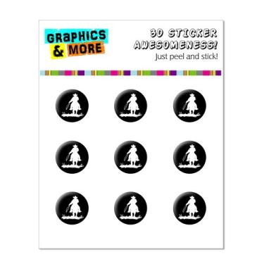 Imagem de Graphics and More Cowboy Rancher Lasso Home Button Adesivos para Apple iPhone 4/4S/5/5C/5S, iPad, iPod Touch - Embalagem não varejista - Transparente