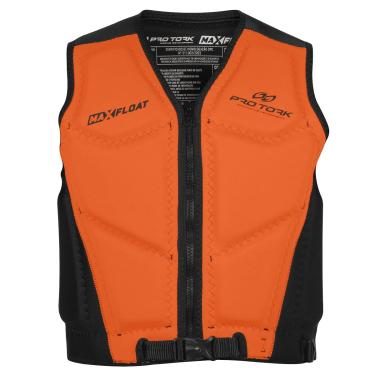 Imagem de COLETE SALVA-VIDAS PRO TORK MAX FLOAT DE 25-35 KG LARANJA TAM. P