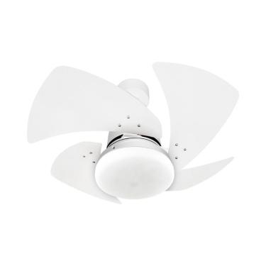 Imagem de Ventilador De Teto Venti-Delta Tornado Branco Com 4 Pás Branco De Mdf 84Cm De Diâmetro 110V E27