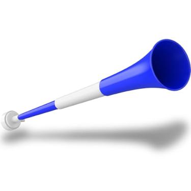 Imagem de Qidoe Buzina dobrável para estádio de 61 cm Vuvuzela buzinas de sopro de som alto buzina de futebol para eventos esportivos, jogos de formatura, artigos de festa esportiva, acessórios de lembrancinhas