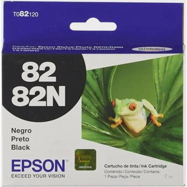 Imagem de Cartucho Epson 82n Original T082120 Br Preto | R270 | R290 | Rx590 | Rx610