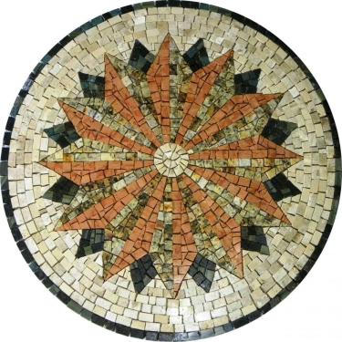 Imagem de Rosa Dos Ventos Em Mosaico Rosa Do Engenho