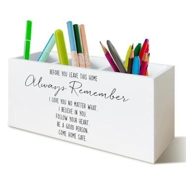 Imagem de UNCDLV Organizador de mesa, suporte de lápis para escritório, escola, dormitório e penteadeira, acessórios de mesa, suporte de pincel de maquiagem 847