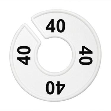 Imagem de Separador Para Cabide, Transparente Com Impressão  Tamanho 40 - Centra