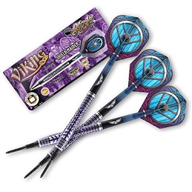 Imagem de Shot! Ponta Macia, Viking Shield Maiden (18G), Cano De 90% Tungstênio, Peso Frontal, Conjunto Dardos E Voadores Profissionais Feitos À Mão Na Nova Zelândia, Plástico Para Alvo Eletrônico