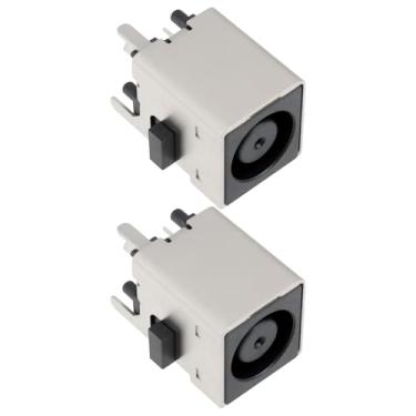Imagem de OTOTEC Conector de porta de tomada de alimentação de 2 peças DC compatível com computadores HP tudo em um