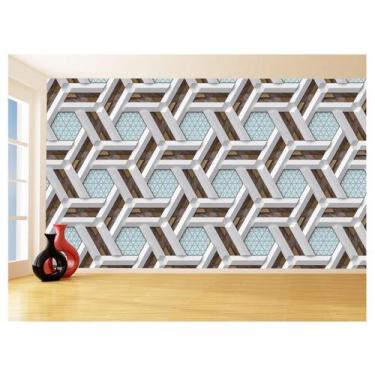 Imagem de Papel De Parede 3D Textura Sala Quarto Cozinha 3,5M Txt186 - Você Deco