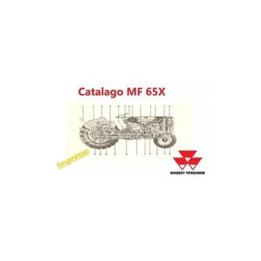 Imagem de Catálogo Impresso De Peças Trator Massey Ferguson 65x
