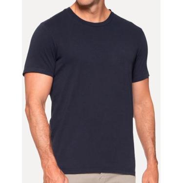 Imagem de Camiseta Ellus Cotton Fine Easa Classic Azul Marinho, L/G