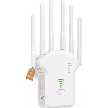 Imagem de Repetidor WiFi de Alta Potência MY7254 – Amplificador e Extensor de Sinal Wireless com 6 Antenas para Maior Cobertura e Estabilidade