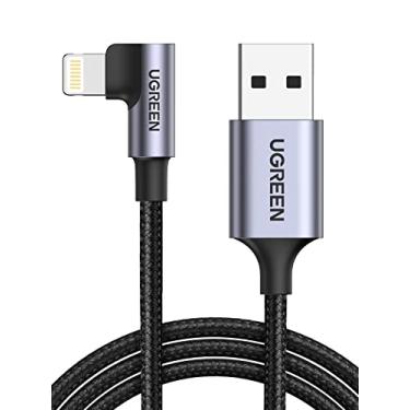 Imagem de Cabo de Dados Ugreen Usb A p Lightning 90º 1M Cert. MFi