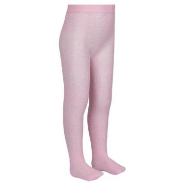 Imagem de Meia Calça Infantil Lobinha Lupo 17501-001 Rendada, Rosa, M