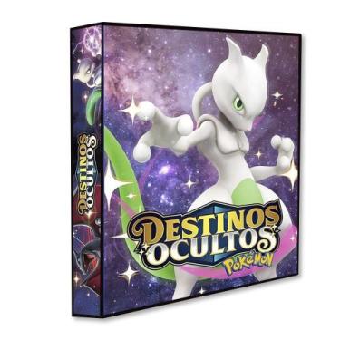 Imagem de Álbum Pasta Fichário Pokemon Sol e Lua Destinos Ocultos Mewtwo Capa Du