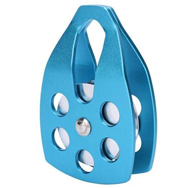 Imagem de ZJchao Polia do Bloco de Arrebatamento, Grande Placa Lateral de Roldana única de Roldana de Roldora de Roldaria Polia de Corda de Alumínio para Corda Sintética ou Cabo de Aço