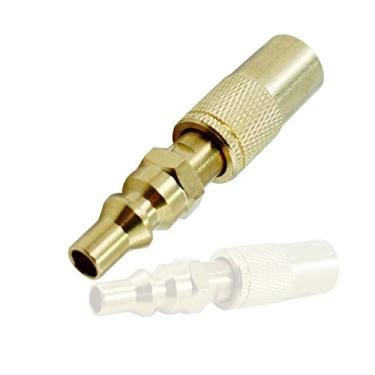 Imagem de MENSI Adaptador De Propano 1/4" Com Desconexão Rápida E Encaixe Compatível Stansport, Camp Chef Mountaineer, Eureka Gonzo, Fogão Acampamento Jetbroil (Fogão Adaptador)