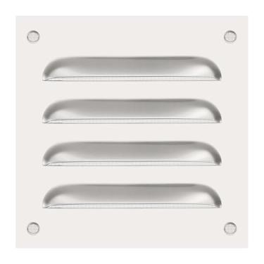 Imagem de PATIKIL Capa de ventilação de aço inoxidável de 10 x 10 cm, capa de ventilação de grade de ar HVAC, malha embutida para casa, cozinha, lareira, banheiro, parede, teto, prata