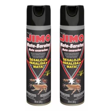 Imagem de Kit Com 2 Mata Baratas Spray Dedetizador 300ml Jimo