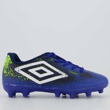 Imagem de Chuteira Umbro Cosmic Campo Juvenil Azul