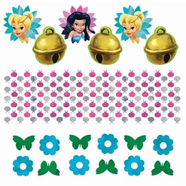 Imagem de Pacote de decoração de confetes de festa de aniversário da Disney Tinkerbell (1 peça), várias cores, 340 g