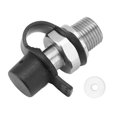 Imagem de ENDRES MASCO CO2 Conector de válvula de recarga do tanque 1/8NPT Stainless Stainless Co2 Cilindro Adaptador de plugue da válvula para fabricação de cerveja e refrigeração de