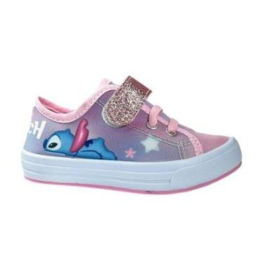 Imagem de Tênis Stitch Disney Com Velcro Casual Meninas Original-Feminino