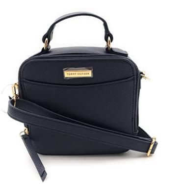Imagem de Tommy Hilfiger Bolsa para câmera I Crossbody I Bolsa de ombro I 18 x 18 x 8 cm Logotipo I TH Capa para celular I Azul 4284, azul