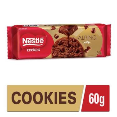 Imagem de Cookies Nestlé Alpino Gotas Chocolate 60g