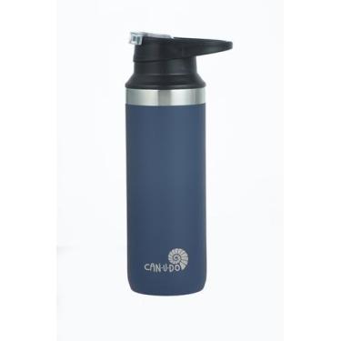 Imagem de Garrafa de Aço Inoxidável / Inox 500ml Office - CAN.U.DO, Dark blue st