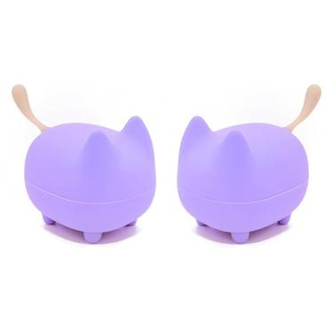 Imagem de gingo 2 caixas de som Bluetooth portáteis, mini alto-falantes sem fio com clareza estéreo, super graves, emparelhamento TWS, microfone embutido, tempo de reprodução 40H, som rico para preencher o