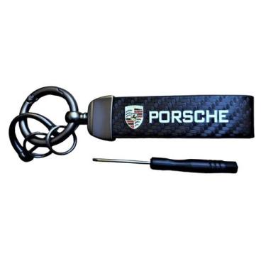 Imagem de Chaveiro Porsche 911 Cayenne Macan Taycan Panamera 718 Lux S - Goture