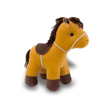Imagem de Cavalinho de pelúcia Fazendinha  30cm Anti-alérgico - Toybrink, Mostar