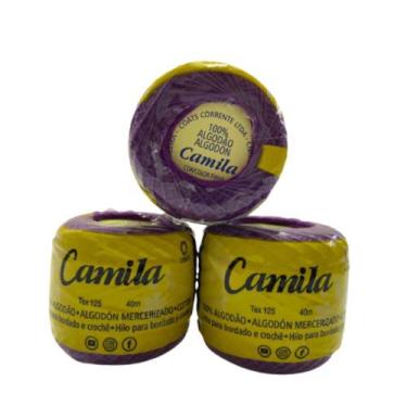 Imagem de Linha Bordado Camila 40m Ref 00720 Roxo Coats Corrente -   Coats Corre
