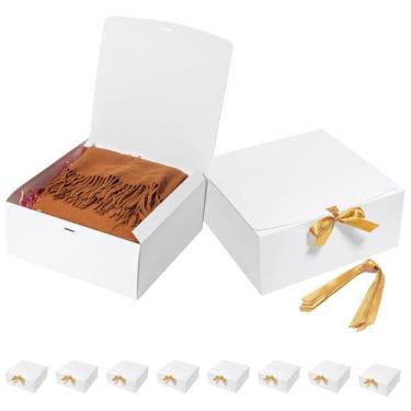 Imagem de Caixas de presente Mcfleet Large 30x30x13cm, pacote com 10 caixas de p