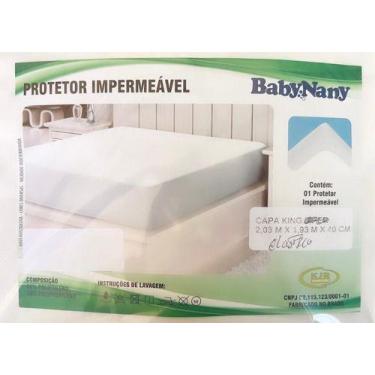 Imagem de Protetora Capa Colchão King Resistente Impermeável Elástico - Baby Nan