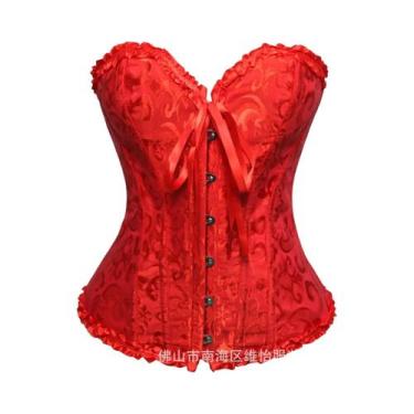 Imagem de Corset Modelador plus Size Para Mulheres, Cintura Redutora, Modeladore