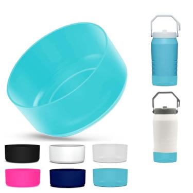 Imagem de Bota de silicone para jarro de palha Stanley IceFlow Flip com alça de 1,814 g, manga inferior de copo protetora, acessórios Stanley de 1,814 g compatíveis com acessórios de garrafa de água esportiva