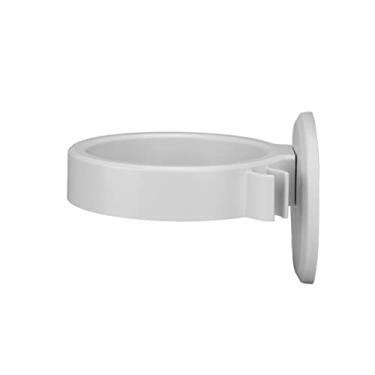Imagem de Cryfokt Stalador de Secador de Cabelo, Compatível Fácil Instalar Uma Parede de Secador de Foehn para Banheiro Montado (Branco)