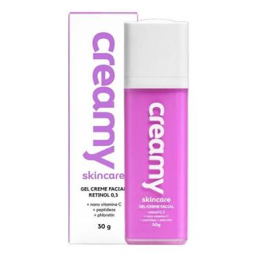 Imagem de Gel-Creme Facial Creamy Skincare Retinol 0,3 Nano Vitamina C + Peptíde