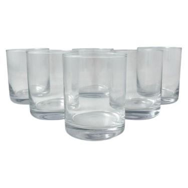 Imagem de 06 Copos Vidro 400ml Drink Whisky Suco Água Vital Fracalanza