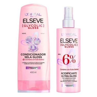 Imagem de Elseve Glycolic Gloss Kit  Condicionador + Tratamento Acidificante, Ki