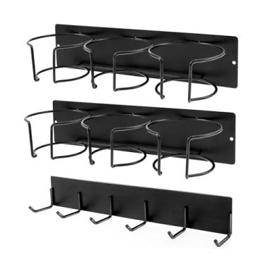 Imagem de Suporte magnético para armazenamento de copos, organizador versátil de garrafa de água para geladeira, forno ou parede para Stanley 1,134 g, tampa de copo para acessórios de copos Stanley, desmontagem