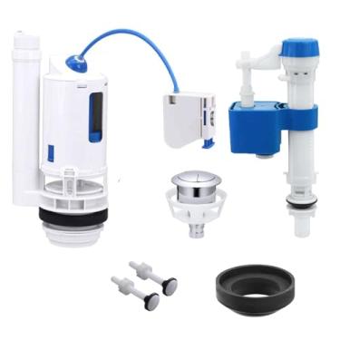 Imagem de KIT REPARO MECANISMO UNIVERSAL COMPLETO DUAL FLUX PARA CAIXA ACOPLADA DECA, ICASA, INCEPA, LOGASA, ASTRA, CELITE