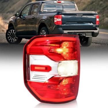 Imagem de CHELANGHU Conjunto de lâmpada traseira de LED com lâmpadas adequadas para Ford Maverick versão 2022 2023 2024 dos EUA, alta configuração, substituição para NZ6Z13405D (lado esquerdo do motorista)
