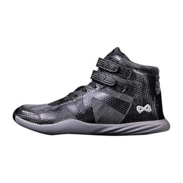 Imagem de Tênis de torcida Nfinity Beast de cano médio – All-Surface Cheerlead – cano alto, Preto, 2 Big Kid