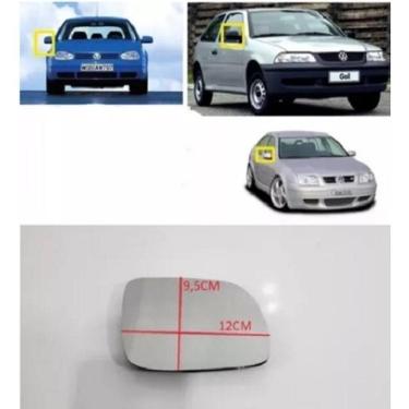 Imagem de Par Lente Espelho Retrovisor Gol Special 1999 00 01 A 2006