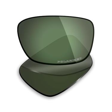 Imagem de Mryok Lentes de reposição ultra polarizadas para óculos de sol Oakley Drop Point OO9367, HD Polarized, proteção UV, resistente a impactos e ajuste perfeito - Cinza verde