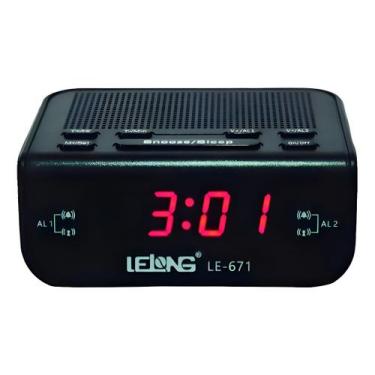 Imagem de Radio Relógio Lelong Le 671 - Acompanha Manual De Instruções - DS ELET