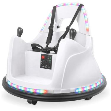 Imagem de Carro Elétrico Infantil Bate Bate com 2 Velocidades, Controle Remoto e APP, Luzes LED, Bluetooth, Giro de 360 ??° e Adesivo, 12V, Kidzone