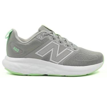 Imagem de Tênis New Balance 460 V4 Feminino, 37, Cinza, Verde claro
