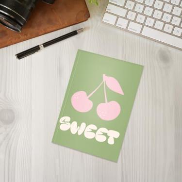 Imagem de Caderno rosa cereja, caderno A5 para anotações de escritório, agenda de 21 x 14,7 cm, agenda de viagem